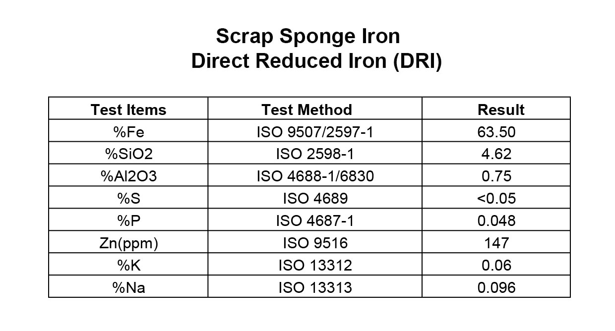 Scrap Sponge Iron 2 WEB